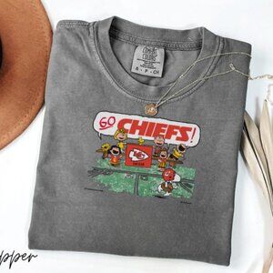 1994 Kansas City Chiefs snopy shirt Pepper color
